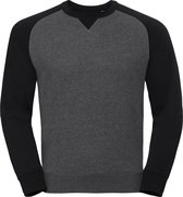 Russell Heren Authentieke Baseball Sweatshirt (Koolstofmelange/zwart)