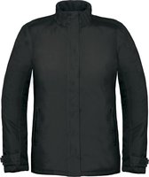 B&C Vrouwen/dames Premium Real+ Windproof Waterdicht Thermo-Isolated Jasje (Zwart)