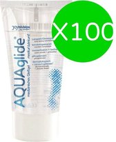 Glijmiddel Waterbasis Siliconen Easyglide Massage Olie Erotisch Seksspeeltjes - 100x 50ml - Aquaglide®