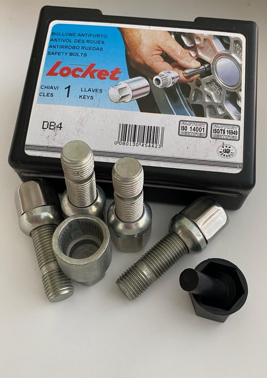 CLKE Antivol De Jante 44 Pour BMW - Clé Adaptateur Écrou De Roue Pour Série 1 à 7, X1-X6, Z4, Robuste Et Précis