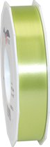 1x XL Hobby/decoratie lime groen satijnen sierlinten 2,5 cm/25 mm x 91 meter- Luxe kwaliteit - Cadeaulint satijnlint/ribbon