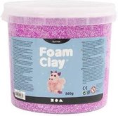 Foam Clay®, paars, glitter, 560gr