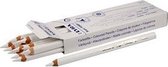 Super Ferby 1 Kleurpotloden, l: 18 cm, vulling: 6,25 mm, wit, 12stuks
