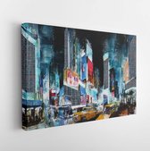 Onlinecanvas - Schilderij - Art Horizontal Horizontal - Multicolor - 60 X 80 Cm