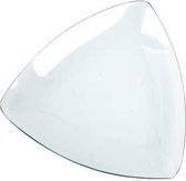 Glazen schaal, d: 19 cm, 12stuks