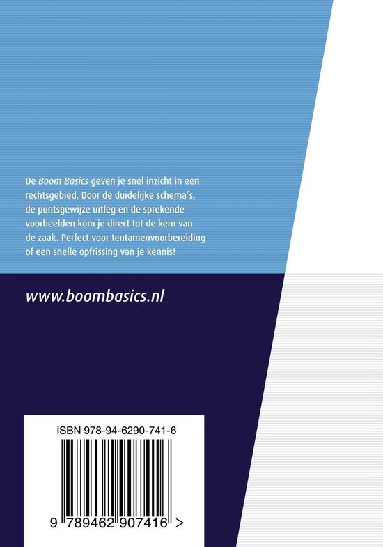 Boom Basics -  Boom Basics Verbintenissenrecht - Bart van der Wiel