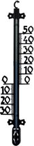 Talen Tools - Buitenthermometer - Kunststof - Min/Max - 65 cm