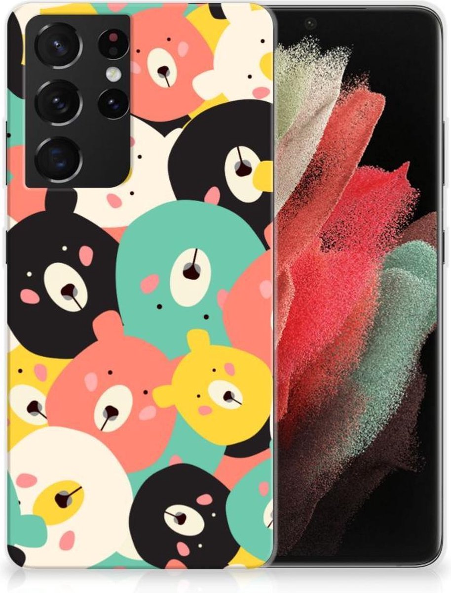 Samsung Galaxy S21 Ultra Telefoonhoesje met Naam Bears