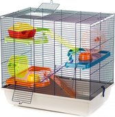 Duvo+ Kooi teddy 2 gigant Grijs/blauw 58x38x55cm