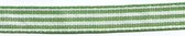 SR1210-09 Ribbon 10mm 25mtr woven Stripes (09) green