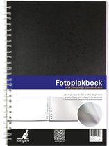 Kangaro K-750113 Fotoplakboek 33x23cm Zwart. Met Pergamijnvellen. 36+36 Vel