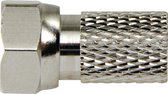 Macab F4331114 F-connector 2.5 Mm Male Metaal Zilver/zilver