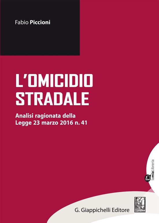 L'omicidio stradale - cover