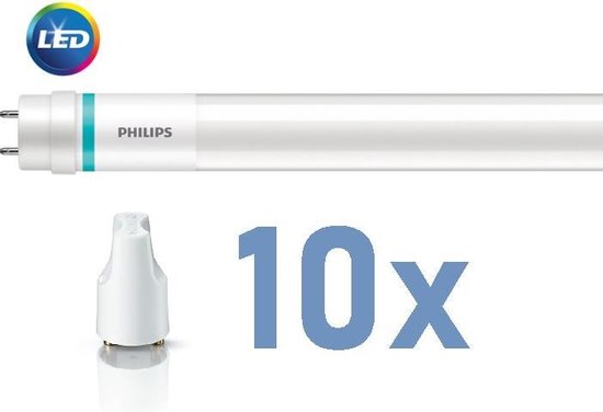 10 pièces Tube fluorescent LED Philips 120cm 14W / 840 2100lm | remplace 36W / 840