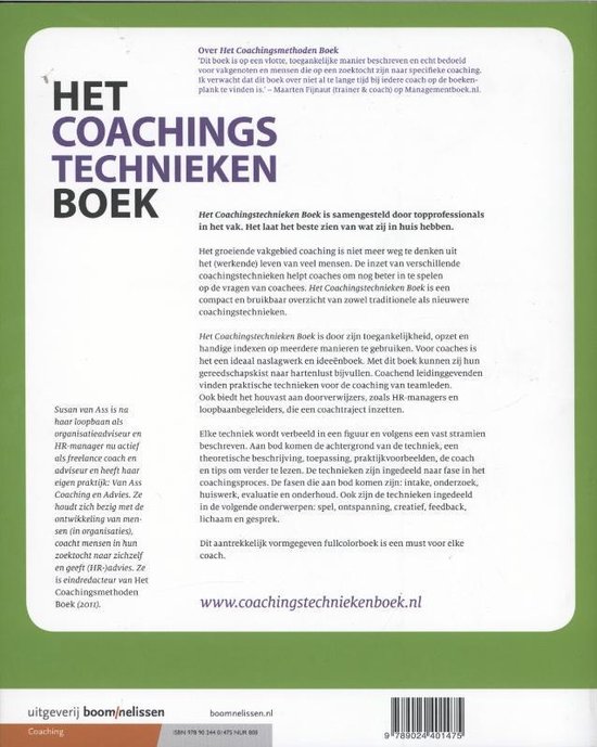 Het coachingstechnieken boek