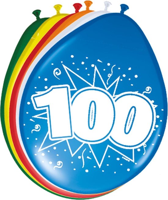 Folat - Ballonnen - 100 Jaar - 8st.