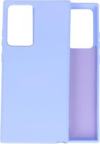 Samsung Note 20 Ultra Hoesje Fashion Backcover Telefoonhoesje Paars