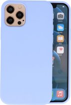 iPhone 12 Pro Max Hoesje Fashion Backcover Telefoonhoesje Paars