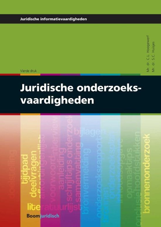 Juridische informatievaardigheden - Juridische onderzoeksvaardigheden - C.L. Hoogewerf