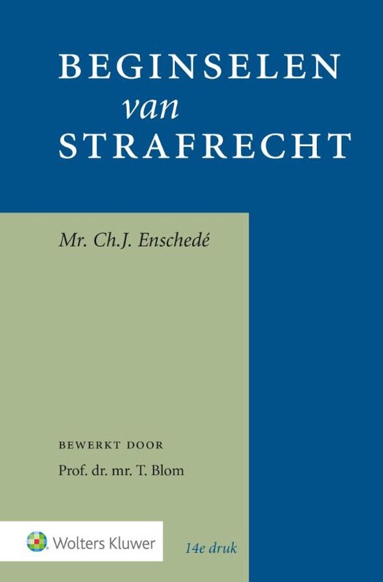Beginselen van strafrecht - cover