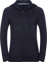 Russell Dames/dames HD Zip Hooded Sweatshirt (Franse marine)