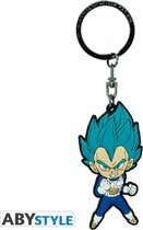 DRAGON BALL SUPER - Keychain PVC Vegeta Saiyan Blue X4