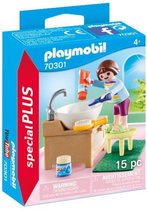 PLAYMOBIL Special Plus Kindje aan wastafel - 70301