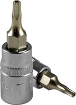 JBM Tools | SCHROEVENDRAAIER MET STERVORMIGE STEEK VOOR EEN SOK 20 MM, TAMPER PROOF - VERCHROOMD