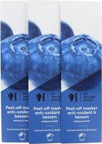 Dr. van der Hoog Peel-Off Masker Anti-Oxidant & Bessen - Normale Huid (3 stuks)