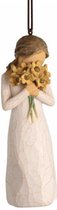 Willow Tree - Warm Embrace Ornament - Susan Lordi - Hangend beeldje - 11 x 3 x 3 cm