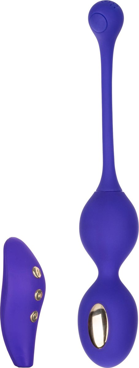 CalExotics - Estim Dual Kegel Exerciser - Balls Blauw
