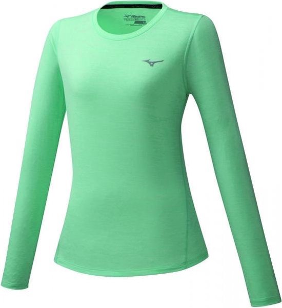 Mizuno Impulse Core LS Shirt Dames - Groen - maat L | bol.com