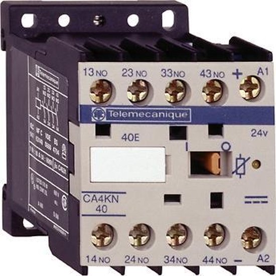 Schneider Electric CA4KN22BW3 Stuurrelais – 2 NO + 2 NC, 24 V DC, 10 A, Onmiddellijk