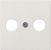 Siemens Delta i system centraalplaat voor coax titaanwit
