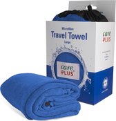 Care Plus Reishanddoek microvezel - Maat: large 75 x 150 cm - Blauw - Travel Towel