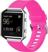 By Qubix - FitBit Blaze sport horloge band / siliconen alleen voor Fitbit Blaze - Magenta
