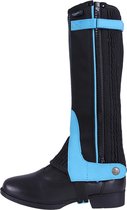 Qhp Minichaps  Suede Kids - Black-turquoise - 12