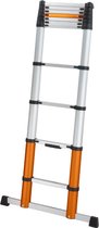 Telescopische ladder 3.27m - SoftClose & AntiSlip - Giraffe Air - Geschikt voor binnen en buiten. licht, compact, aluminium constructie en veilig - soft close technologie