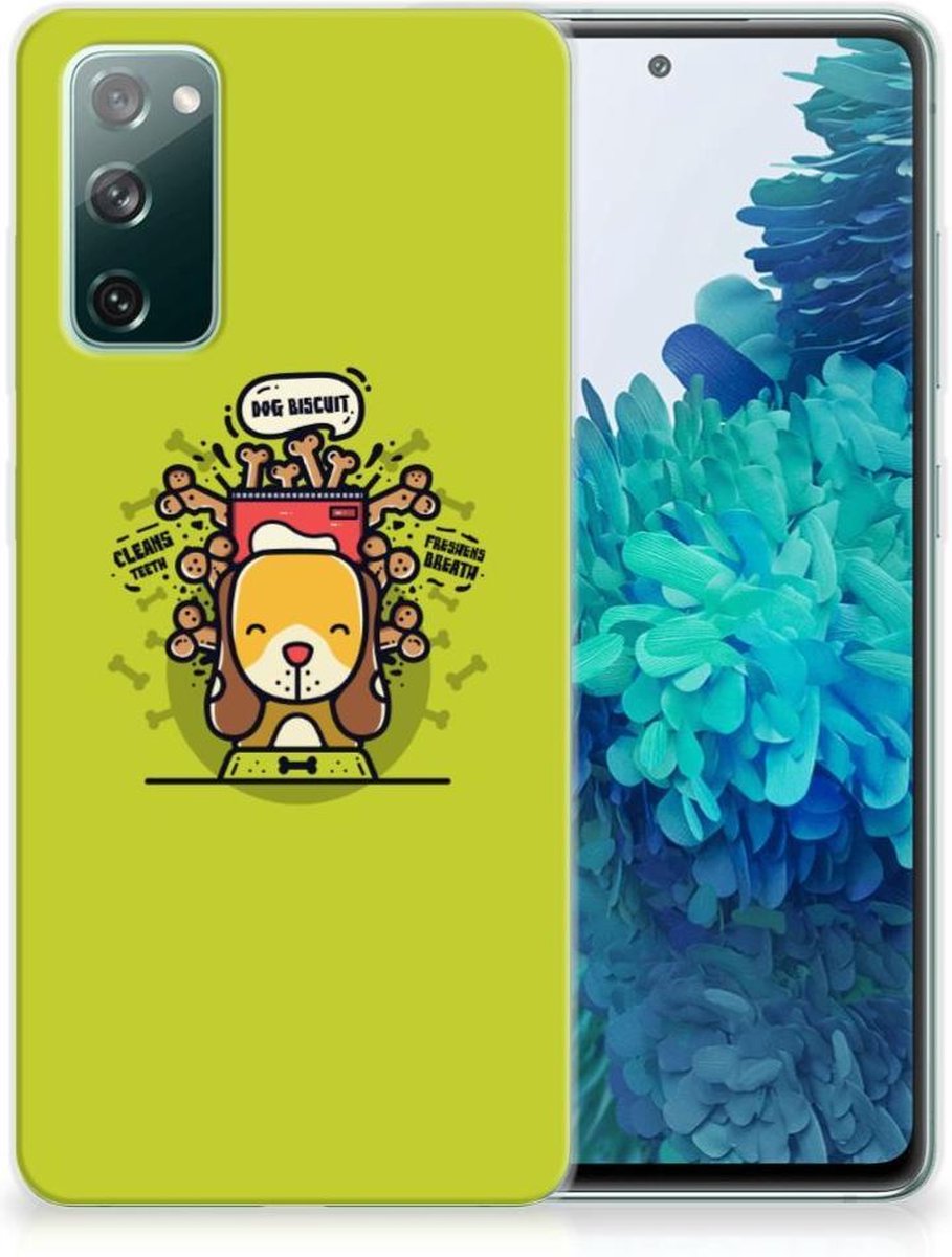 Samsung Galaxy S20 FE Telefoonhoesje met Naam Doggy Biscuit