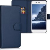 kwmobile telefoonhoesje voor Xiaomi Mi 5X / Mi A1 - Hoesje met pasjeshouder in donkerblauw - Wallet case