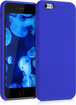 kwmobile telefoonhoesje voor Apple iPhone 6 Plus / 6S Plus - Hoesje met siliconen coating - Smartphone case in Baltisch blauw