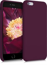 kwmobile telefoonhoesje voor Apple iPhone 6 Plus / 6S Plus - Hoesje met siliconen coating - Smartphone case in bordeaux-violet