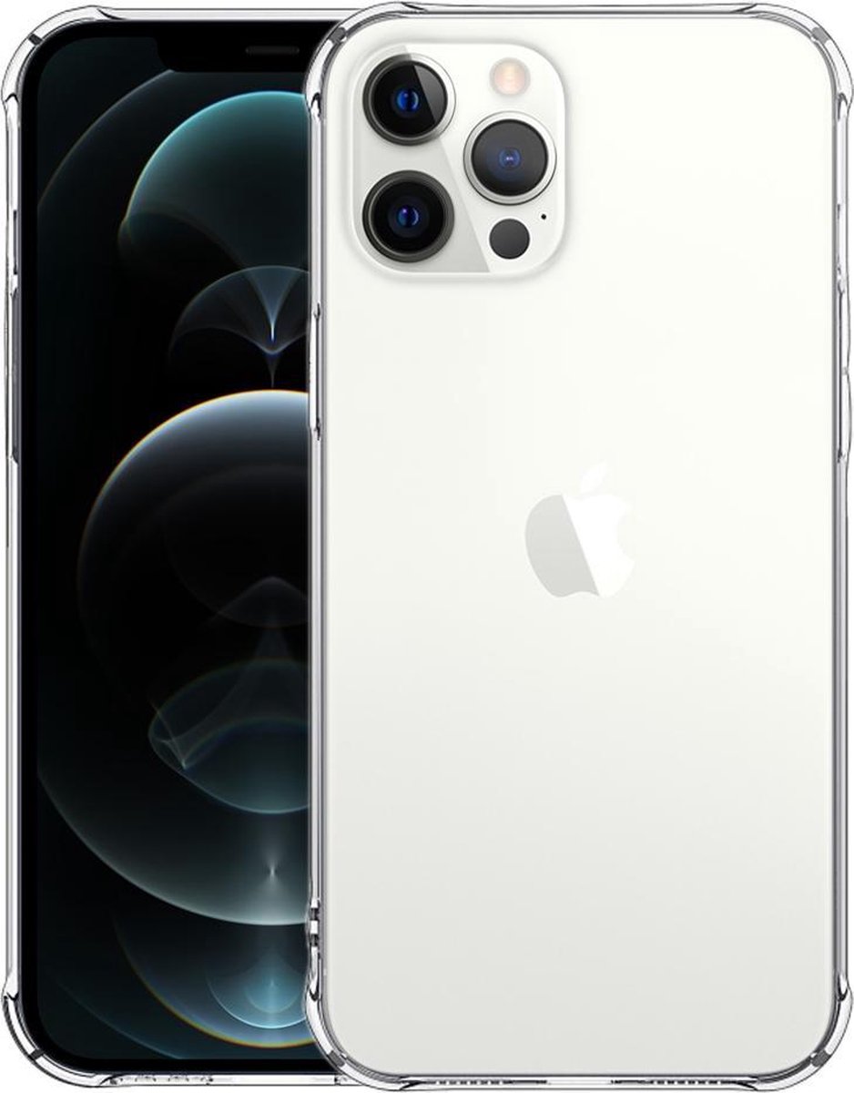 Anti-Shock Back Case iPhone 12 Pro Max Siliconen Transparant