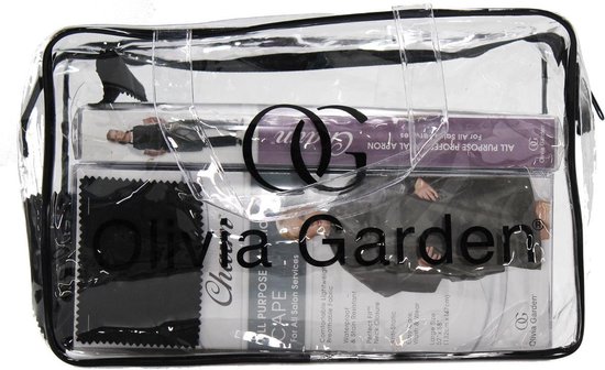 Olivia Garden - Kit 3x Charm Cape + 1x Charm Apron - Black