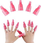 Nagellak Remover Clips Set - Soak Off Clips - Gellak Verwijderen - Soak Off Nailclips - ROZE