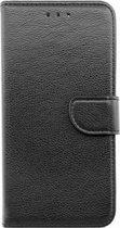 iPhone 12 Pro Max  Leren Wallet Hoesje Apple iPhone 12 Pro Max  - Zwart - 3 Pasjes - Leer - Geschikt voor iPhone 12 Pro Max  - Hoesje | Wallet | Bookcase | Cover | iPhone 12 Pro Max  Hoesje |