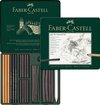 Faber-Castell houtskoolset - Pitt Monochrome 24-delig - FC-112978