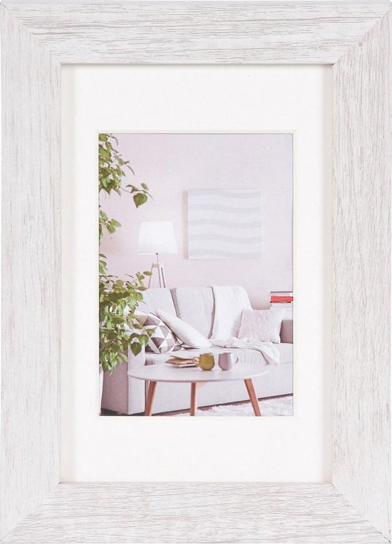 Cadre photo - Henzo - Moderne - Format photo 10x15 - Blanc