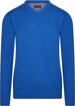 Cappuccino Italia - Heren Sweaters Pullover Royal - Blauw - Maat M