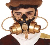 Fiestas Guirca Gasmasker Steampunk Koper One-size